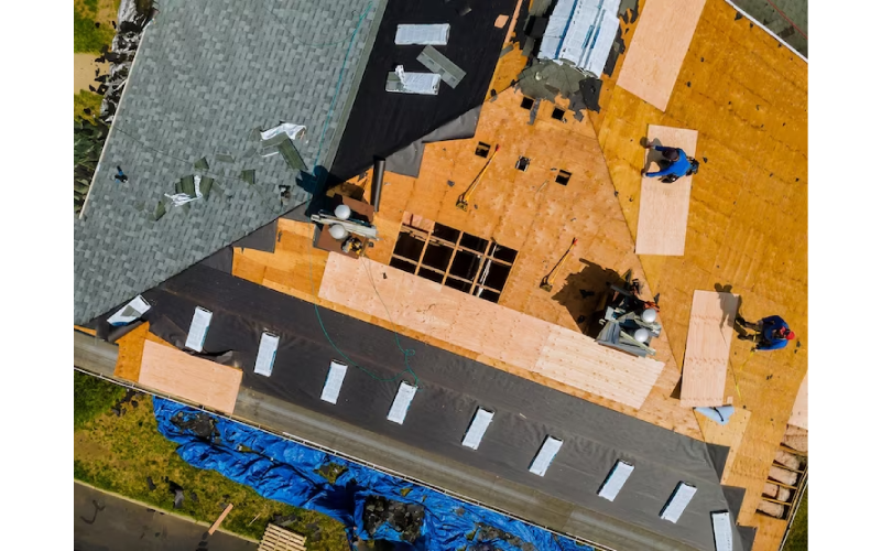 wind damage roof repair in detroit