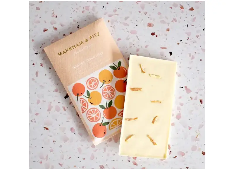 white chocolate bar
