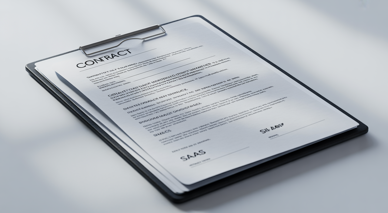 SaaS contract attorney reviewing specialized software-as-a-service agreements for startups and investors