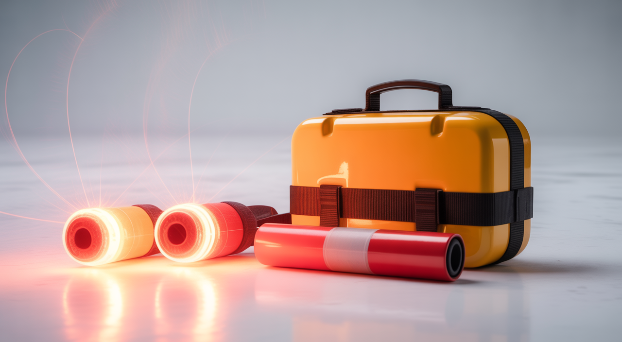 Portable emergency flares for road and marine safety